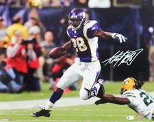 Adrian peterson signed vikings - adrian,