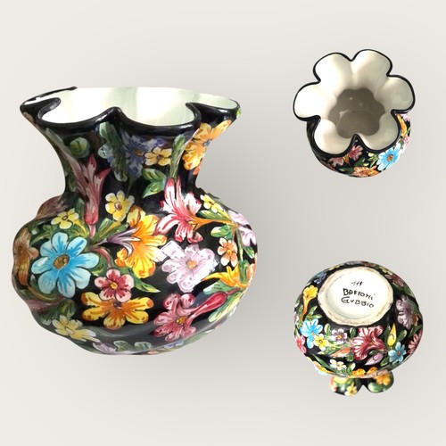 Vaso baffoni gubbio ceramica - baffoni,
