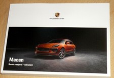 Libretto istruzioni,uso manutenzione Porsche MACAN,anno 2021/2023