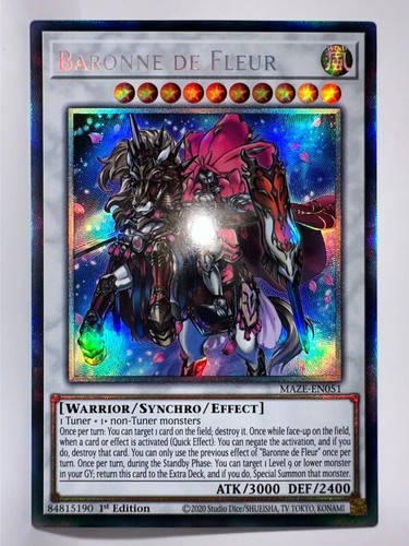 Baronne de fleur - yu-gi-oh,