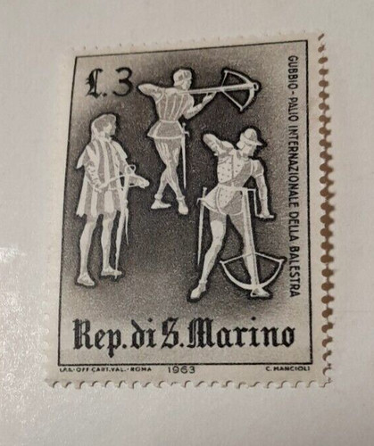San marino lire palio - palio, tiro