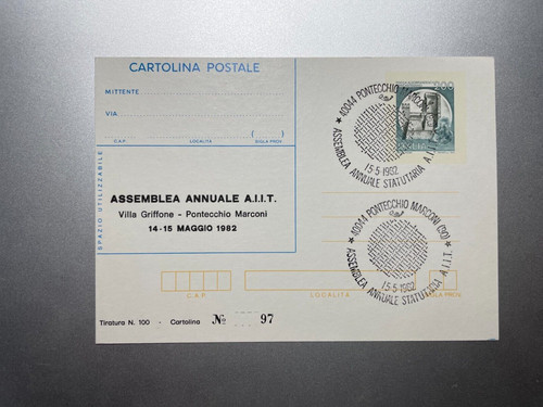 1982 cartolina postale - 1982,