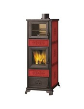 Stufa a legna con forno