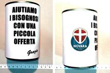 SFOTTò CONTRO CALCIO SQUADRA ULTRAS TIFOSI NOVARA NO SCIARPA MAGLIA