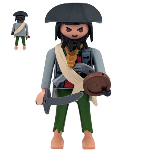 Playmobil figura pirata grigio