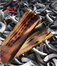 1Pz Fiore Naturale Corno di Pecora Foglio Coltello Piastra Vuota Bilancia Fai da Te Manico Materiale