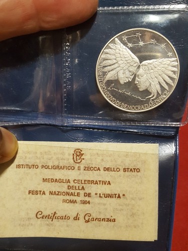 Medaglia celebrativa - medaglia, in