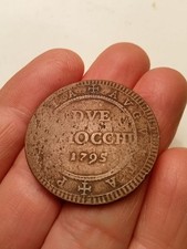 Perugia due baiocchi 1795 - -,