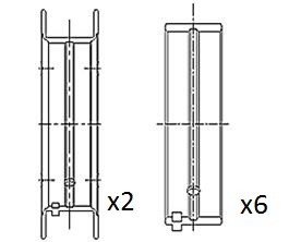 Cuscinetto albero motore fai - albero,