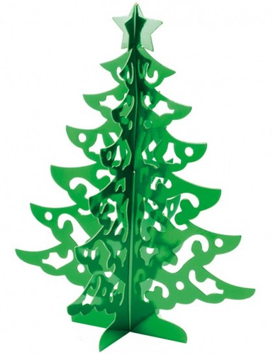 Albero natale verde lucido - albero,