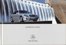 Catalogue Brochure Mercedes S W220 02/2004 France hardcover