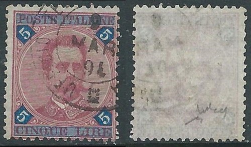 1891 regno usato umberto - usato, i