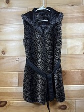 Gilet lungo con - , cappuccio