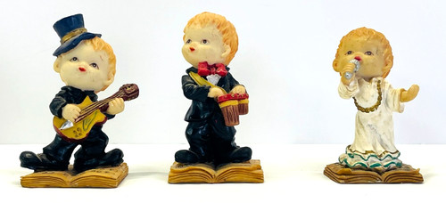 Figurine trio musicale vintage - figurine,