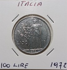 Italia 100 lire, 1972  -  km