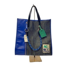 Borsa tote ETRO in pelle blu