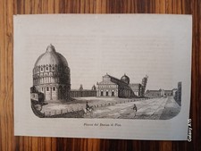 silografia metà 800 PIAZZA