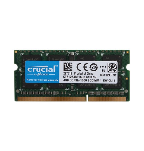 Ddr3l crucial pc3l 12800 - 4,