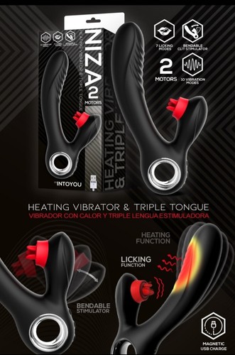 Rabbit vibrator with - with, heat