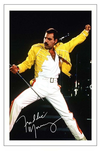 Freddie mercury signed 6x4 - freddie,
