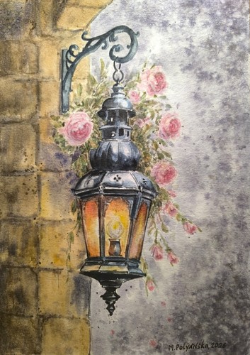 Lanterna vintage luce - vintage, parete
