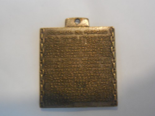 Medaglia preghiera del - medaglia,