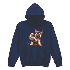 Felpa con cappuccio grafica