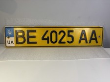 Ukraine Ukrainian Number License Plate Public Transport Vehicle - Bus Taxi