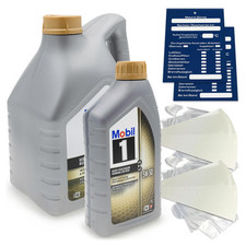 SET 5 litri olio motore Mobil