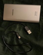 Power Bank Ufficiale Samsung Silver Heavy Duty Dual USB Battery Bank EB-P1100B