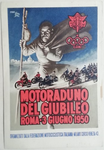Cartolina motoraduno del - cartolina,