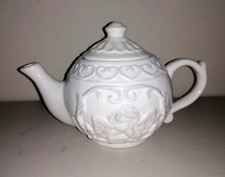 Teiera da Cucina in Porcellana Bianca con Coperchio 30 cl