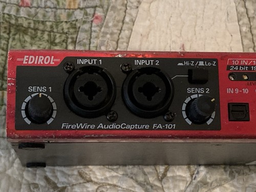 Edirol 101 interfaccia - fa-101,