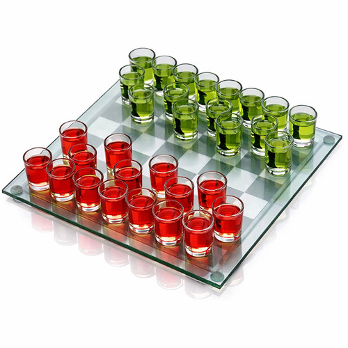 Set scacchi bicchiere gioco - set,