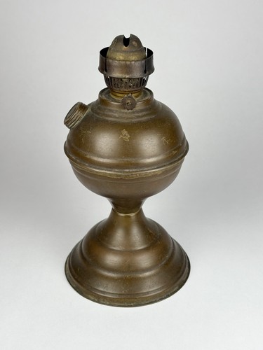 Antica lampada petrolio ottone - antica,