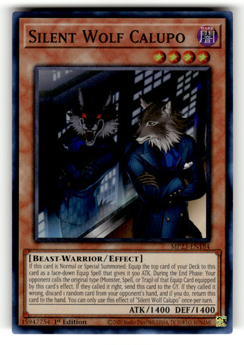 Silent wolf calupo - wolf, mp23-en184