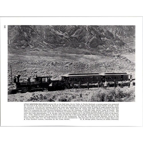 Utah western railroad edward - western,