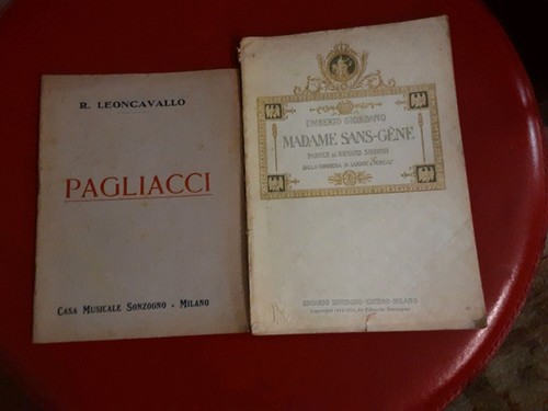 Due libretti sonzogno - due,