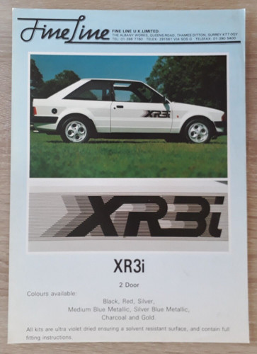 Ford escort xr3i kit - xr3i,