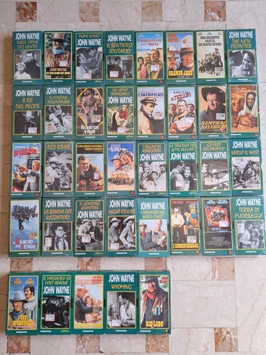Cassette vhs john wayne - vhs,