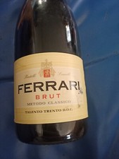 Bottiglia Ferrari Brut Metodo Classico  Flli Lunelli Non Aperta 2004 75 Cl Vino