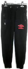 Pantalone Nero x Tuta UMBRO  tg. S 8 ( Cotone Felpato ).   NIRIMA