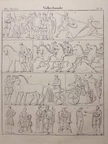 Litografia antica 1833 antico - antica,