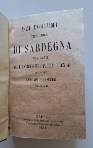 Antonio bresciani dei - antonio, costumi