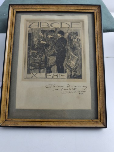 Libris abcde dédicace de - ex-libris, abcde,