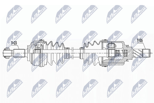 Albero motore nty - albero, npw-re-191