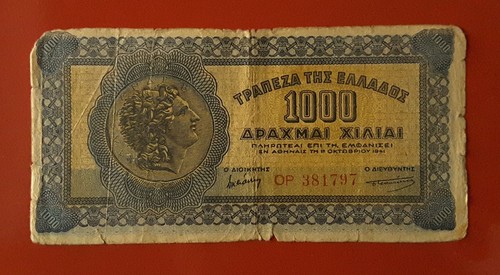 Banconota 1000 dracme 1941 - 1000,