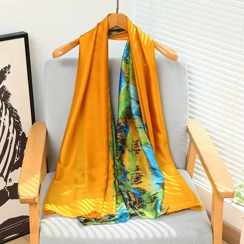 Sciarpa lunga donna - , senape