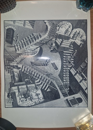 Poster vintage 1953 - c, escher