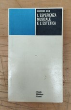 Libro L'esperienza Musicale e